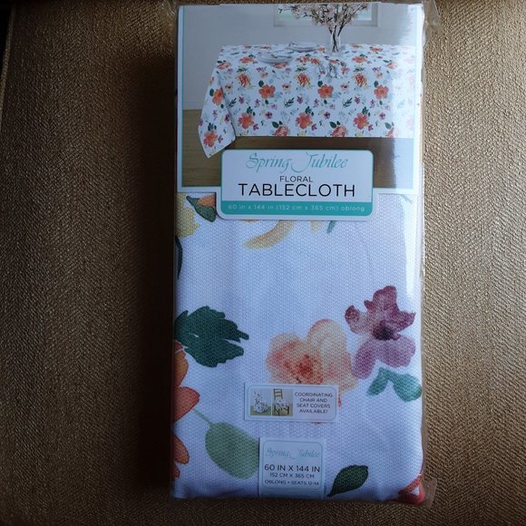 Spring Jubilee Floral Table Linen | New! 60x144" - Picture 2 of 10